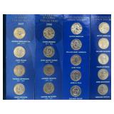 Group of 18 US 1 dollar coin set