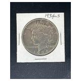 1934 S silver Peace dollar