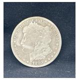 1880 CC Carson City Morgan silver dollar