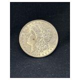 1904 Morgan silver dollar