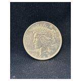 1925 Peace silver dollar