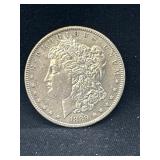 1889 S Morgan silver dollar