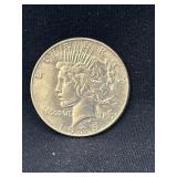1935 silver Peace dollar