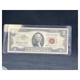 1963 Red Seal $2 bill