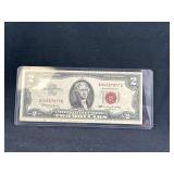 1963 Red Seal $2 bill