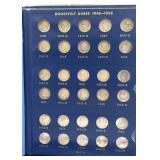 Roosevelt dime collection including 48 silver