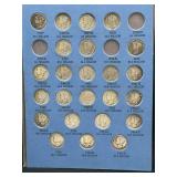 Group of 24 Mercury silver dimes