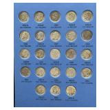 Group of 23 silver Roosevelt dimes