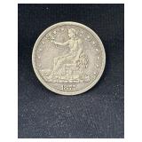 1877 S silver Trade dollar