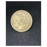 1834 Capped Bust silver quarter