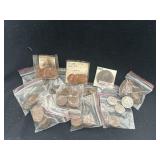 Group of various Canadian coinage