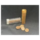2 rolls of wheat Pennies