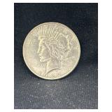 1927 S Peace silver dollar