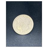 1891 O Morgan silver dollar