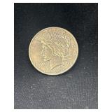 1935 S Peace silver dollar