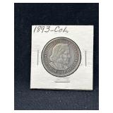1893 Colombian exposition silver half dollar