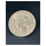 1923 S silver Peace dollar