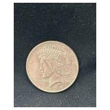 1924 silver Peace dollar