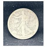 1916 walking Liberty silver half dollar
