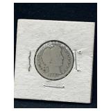 1901 S Barber silver quarter