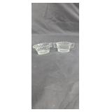 Unique cream and sugar