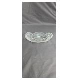 Eastern European crystal celery dish