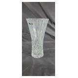 Bohemia crystal vase approx 12 inches tall