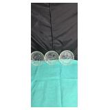 3 small serving plates