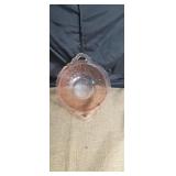 Pink depression glass bowl