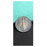 1991 walking liberty  One Ounce Fine Silver