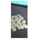 Group of 25 buffalo nickels