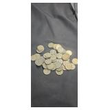 Group of 50 quarters from the 50s and 60s