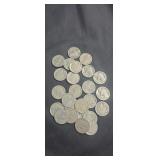 Group of 25 buffalo Indian head nickels various