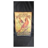 Explorers welcome sign approx 16 x 24 inches