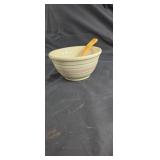 8 inch ovenproof bowl & bamboo spoon
