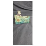 Adorable Squirrel plantar approx 4 inches tall