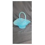 Blue basket approx 10 inches tall