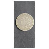 1884 Morgan silver one dollar