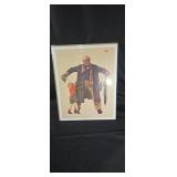 Norman Rockwell Big Moment print approx 12 x 16