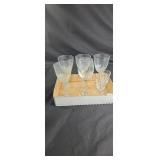 Group of crystal stems