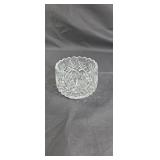 Beautiful small crystal bowl approx 3.5 inches