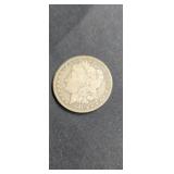 1901 Morgan silver dollar