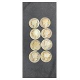 8 mercury dimes