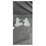 MJ Hummel Angel candle holders