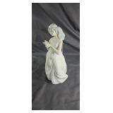 Castille porcelain figurine approx 14 inches tall