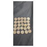 Group of 25 Roosevelt dimes