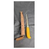 Fillet knife and sheath