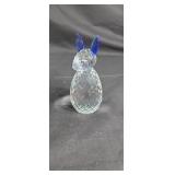 Crystal prism bunny approx 3 inches tall