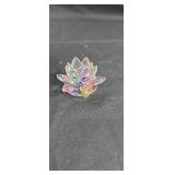 Colorful crystal lotus