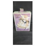 Porcelain and fabric ornament 12 inches